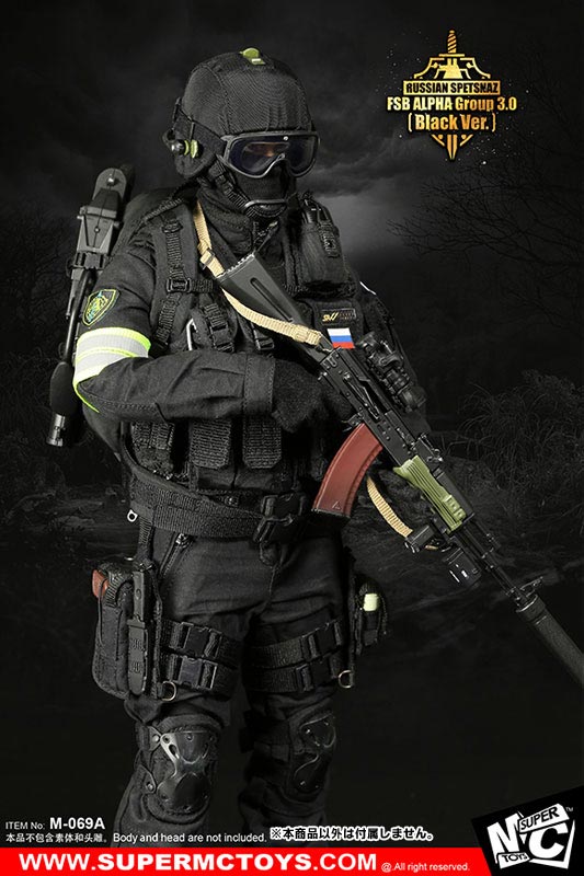 1/6 Russia Spetsnaz FSB Alpha Group 3.0 Set Black ver.　