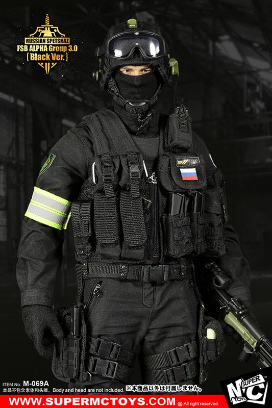 1/6 Russia Spetsnaz FSB Alpha Group 3.0 Set Black ver.　