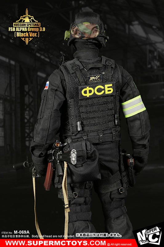 1/6 Russia Spetsnaz FSB Alpha Group 3.0 Set Black ver.　