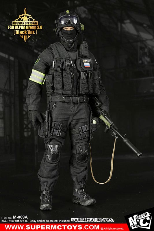 1/6 Russia Spetsnaz FSB Alpha Group 3.0 Set Black ver.　