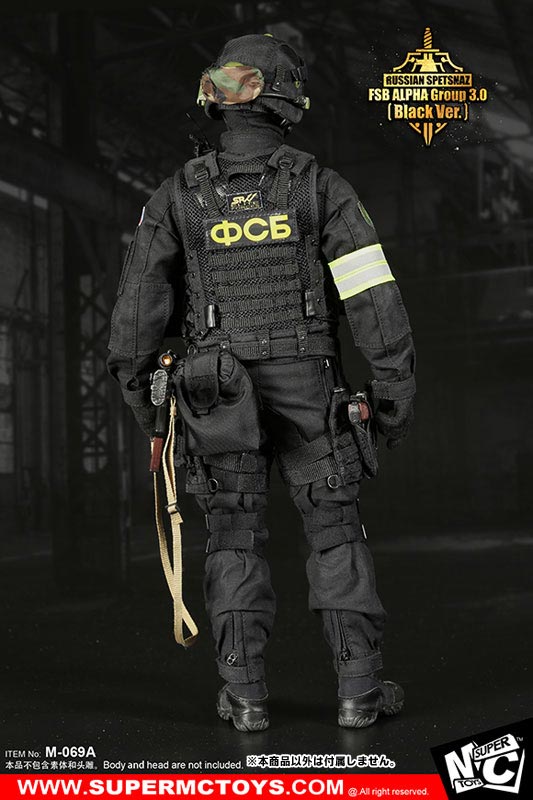 1/6 Russia Spetsnaz FSB Alpha Group 3.0 Set Black ver.　