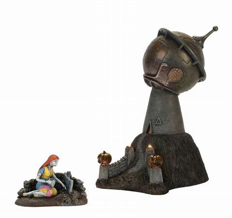 NBC The Nightmare Before Christmas Village - Dr. Finklestein Observatory Statue