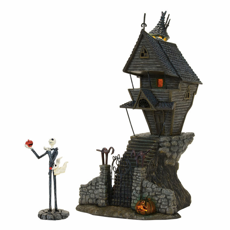 NBC The Nightmare Before Christmas Village - Jack Skellington House Statue