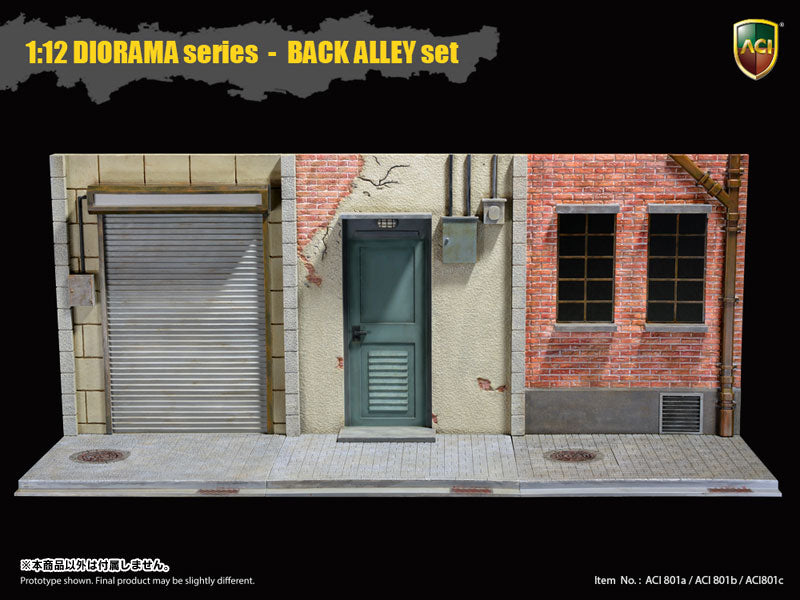 1/12 Diorama Series Back Alley Set Engine Room