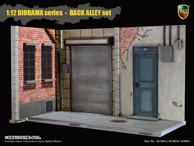 1/12 Diorama Series Back Alley Set Engine Room