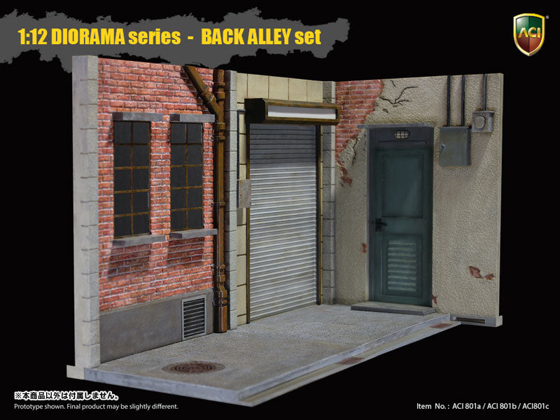 1/12 Diorama Series Back Alley Set Engine Room