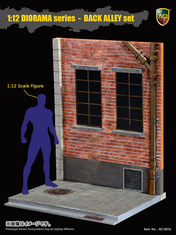 1/12 Diorama Series Back Alley Set Rear Window(Provisional Pre-order)