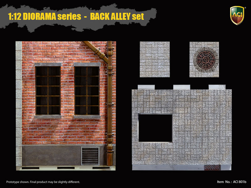 1/12 Diorama Series Back Alley Set Rear Window(Provisional Pre-order)