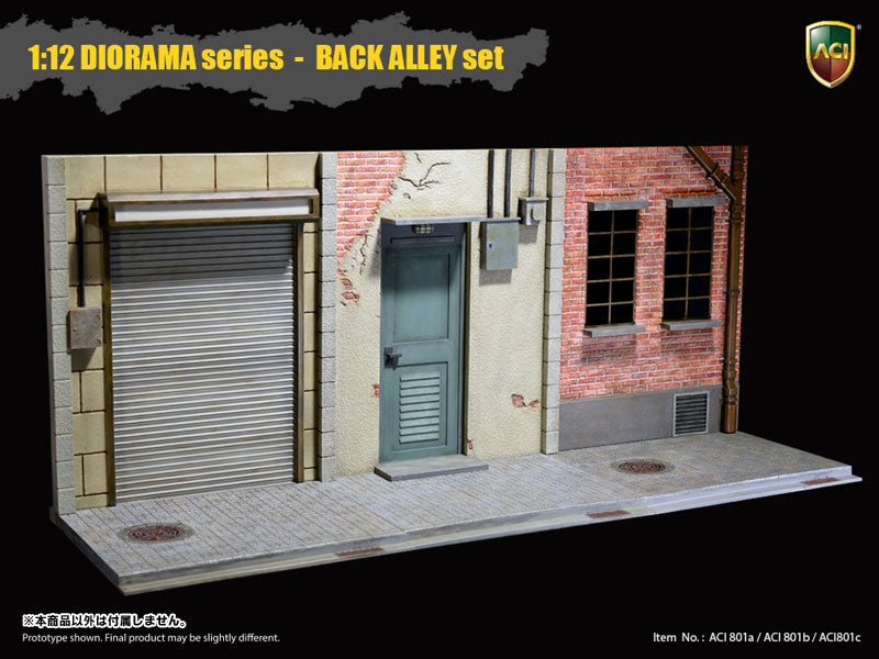 1/12 Diorama Series Back Alley Set Rear Window(Provisional Pre-order)