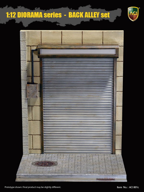 1/12 Diorama Series Back Alley Set Roller Shutter(Provisional Pre-order)