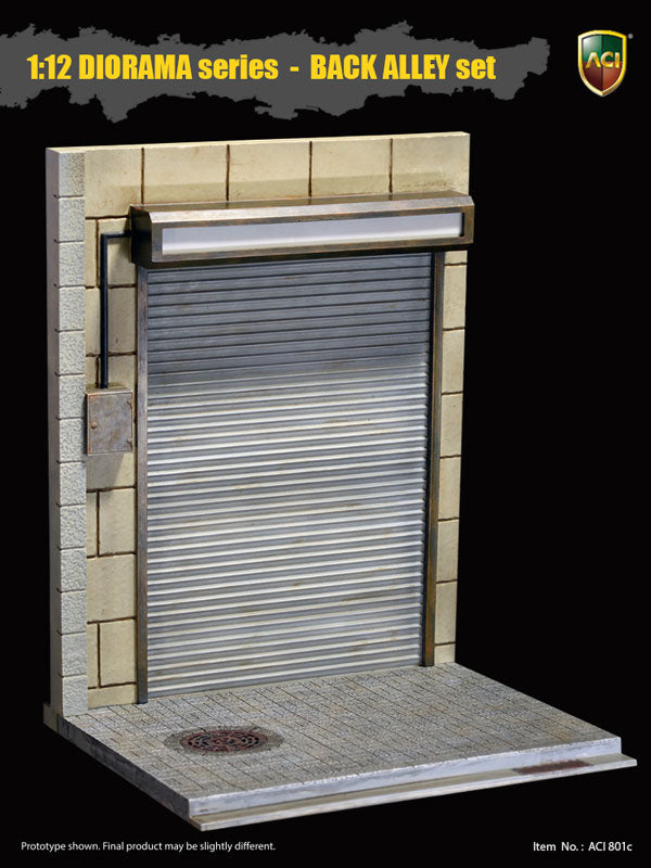 1/12 Diorama Series Back Alley Set Roller Shutter(Provisional Pre-order)