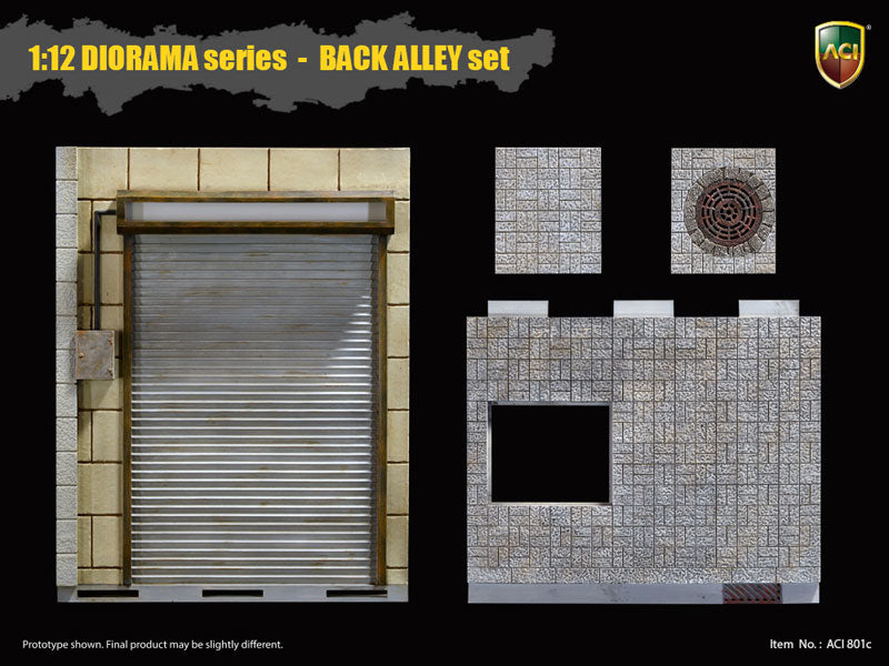 1/12 Diorama Series Back Alley Set Roller Shutter(Provisional Pre-order)