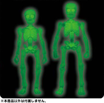 Pose Skeleton Human Color Series - Human 03 Big Person: Moonlight (Phosphorescent Blue)