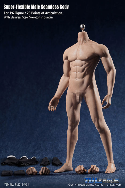 1/6 Super Flexible Male Seamless Body Athletic　