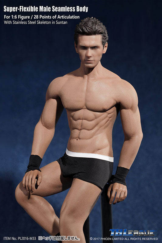 1/6 Super Flexible Male Seamless Body Athletic　