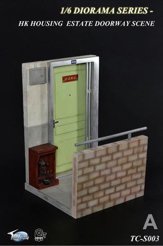 1/6 Diorama Series - Hong Kong Housing Estate Doorway Scene A