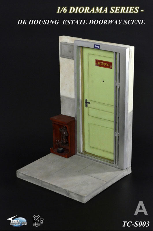 1/6 Diorama Series - Hong Kong Housing Estate Doorway Scene A