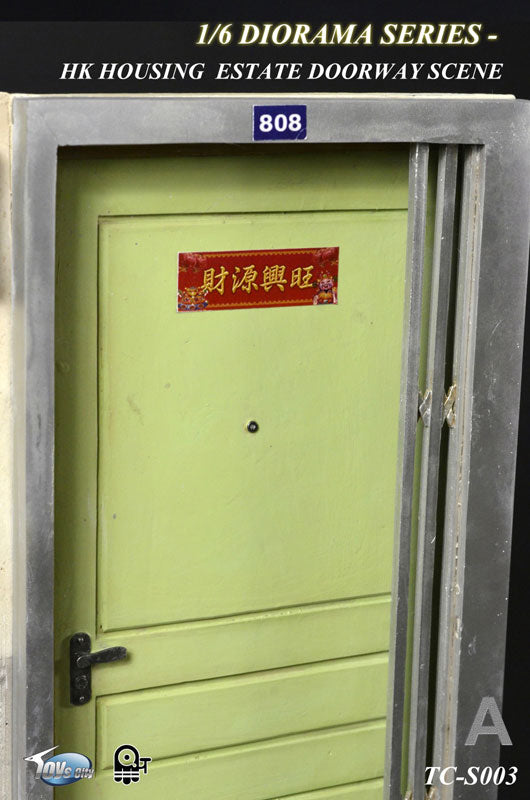 1/6 Diorama Series - Hong Kong Housing Estate Doorway Scene A