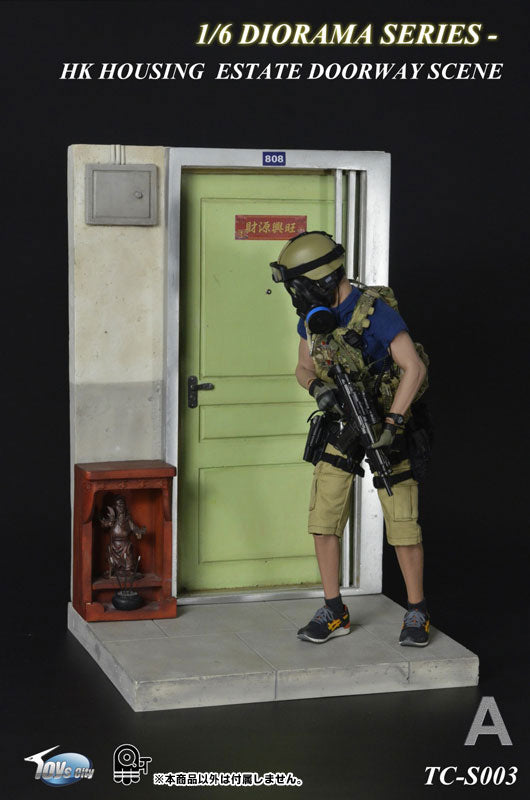 1/6 Diorama Series - Hong Kong Housing Estate Doorway Scene A