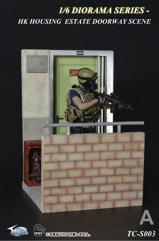 1/6 Diorama Series - Hong Kong Housing Estate Doorway Scene A