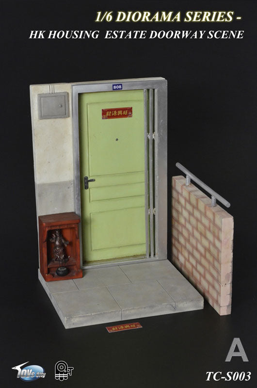 1/6 Diorama Series - Hong Kong Housing Estate Doorway Scene A