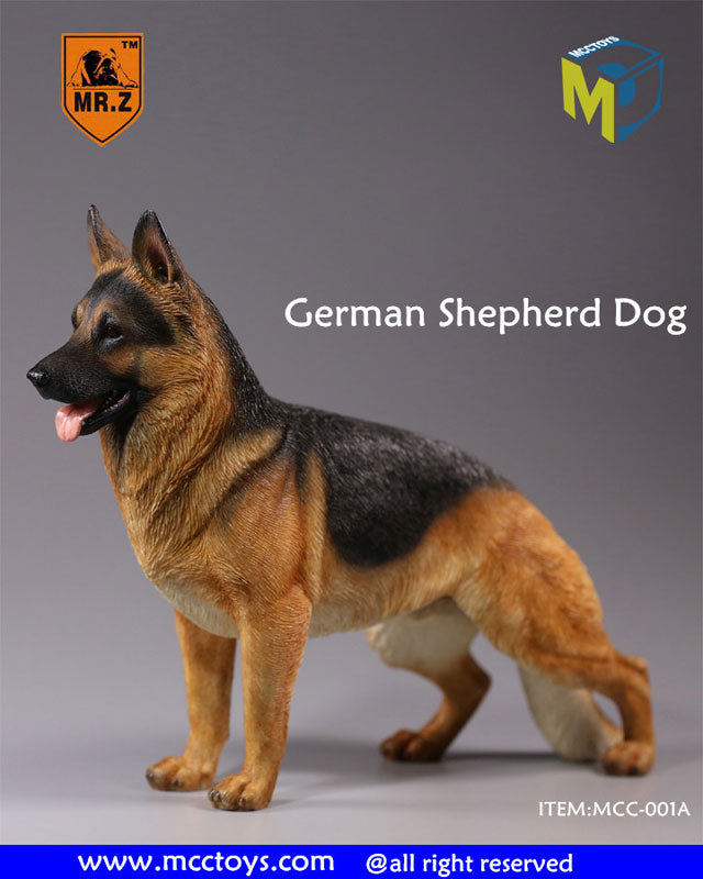 1/6 German Shepherd 001A Rich Black & Tan　