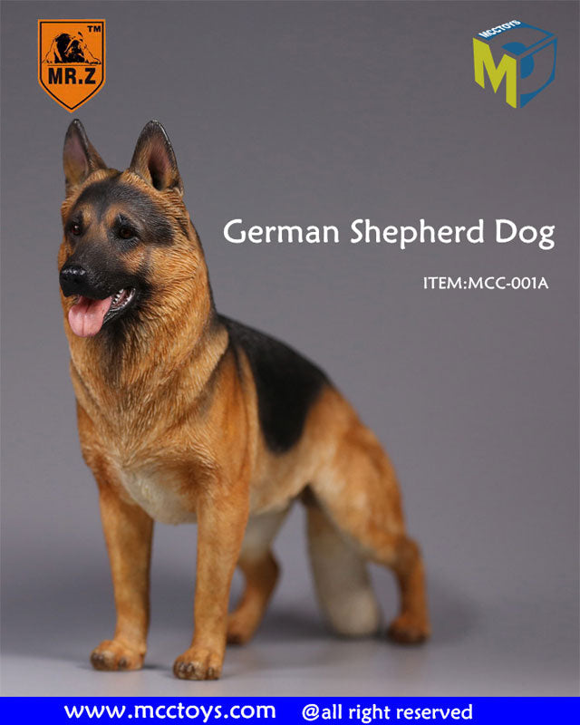 1/6 German Shepherd 001A Rich Black & Tan　