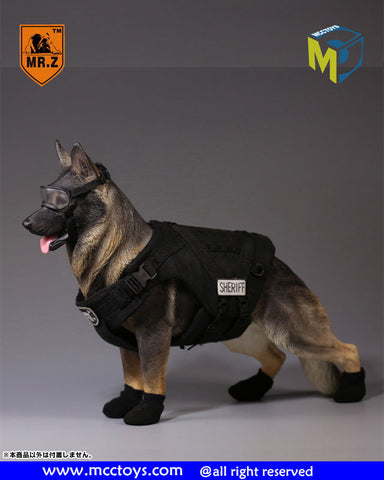 1/6 Tactical K9 Body Armor 002A Black　