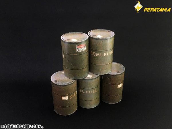 1/12 PEPATAMA Series S-002 Paper Diorama Drum Can A