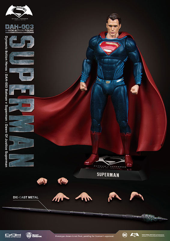 Dynamic Action Heroes #003 "Batman vs Superman: Dawn of Justice" 1/9 Superman