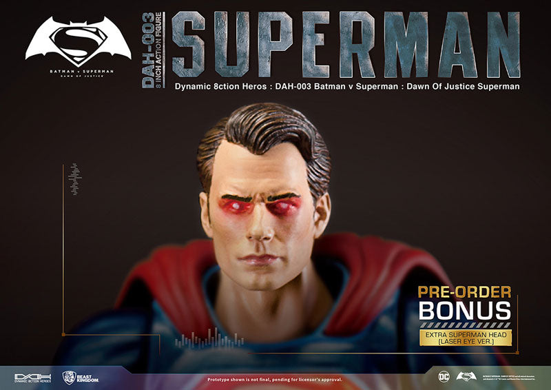 Dynamic Action Heroes #003 "Batman vs Superman: Dawn of Justice" 1/9 Superman