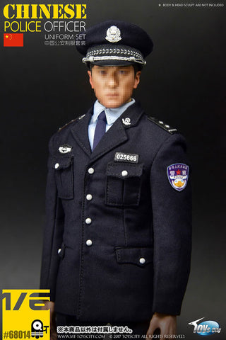 1/6 Chinese Police Officer Uniform Set (DOLL ACCESSORY)　