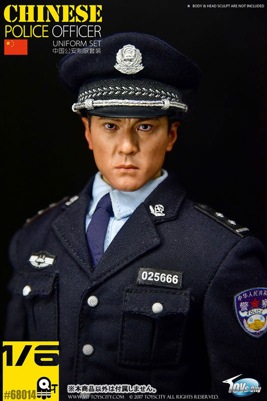 1/6 Chinese Police Officer Uniform Set (DOLL ACCESSORY)　