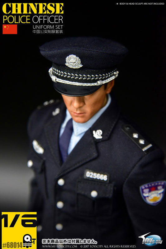 1/6 Chinese Police Officer Uniform Set (DOLL ACCESSORY)　