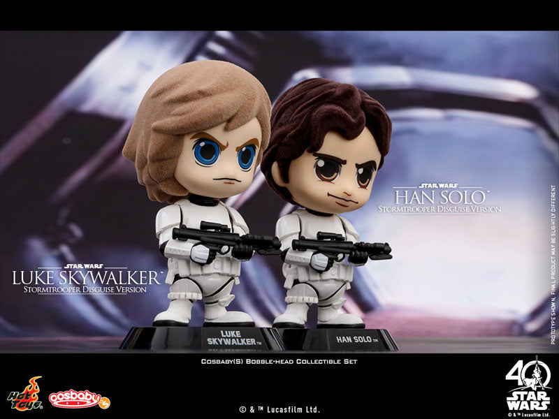 CosBaby "Star Wars" [Size S] Luke Skywalker & Han Solo (Stormtrooper Ver.) (2Figure Set)
