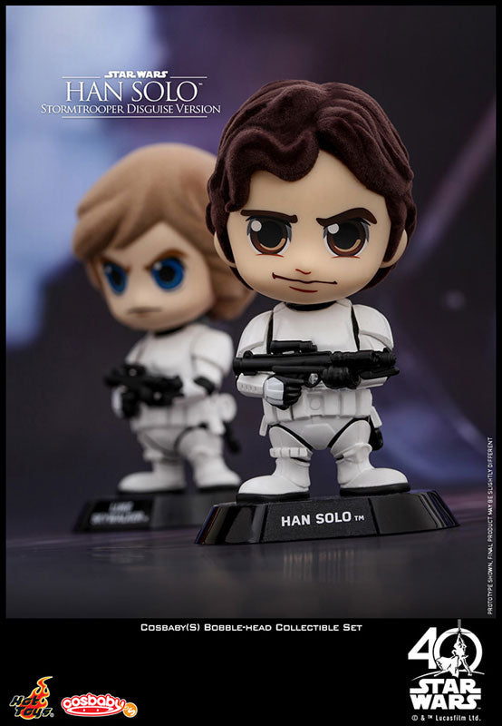CosBaby "Star Wars" [Size S] Luke Skywalker & Han Solo (Stormtrooper Ver.) (2Figure Set)