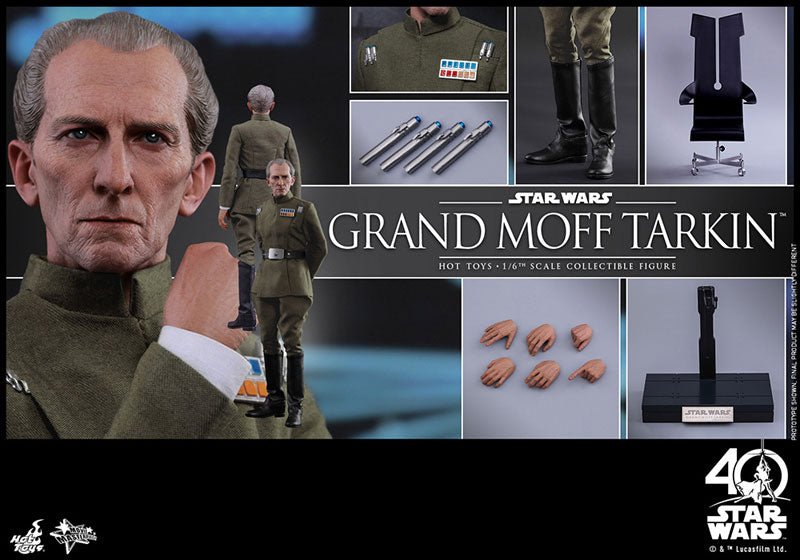 Movie Masterpiece "Star Wars Episode IV: A New Hope" 1/6 Scale Figure Grand Moff Tarkin　