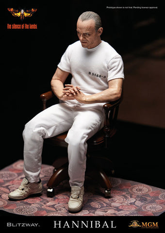 Silence of the Lambs - 1/6 Collectible Figure: Anthony Hopkins as Hannibal Lecter White Prison Clothes Ver.(Provisional Pre-order)　