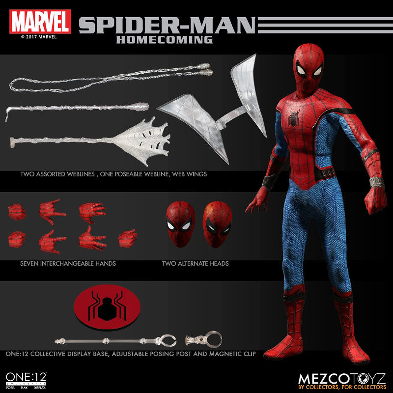 ONE:12 Collective - Spider-Man: Homecoming: Spider-Man 1/12 Action Figure(Provisional Pre-order)