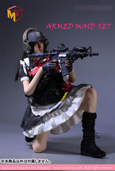 1/6 Female Outfit Armed Maid Set (DOLL ACCESSORY)　