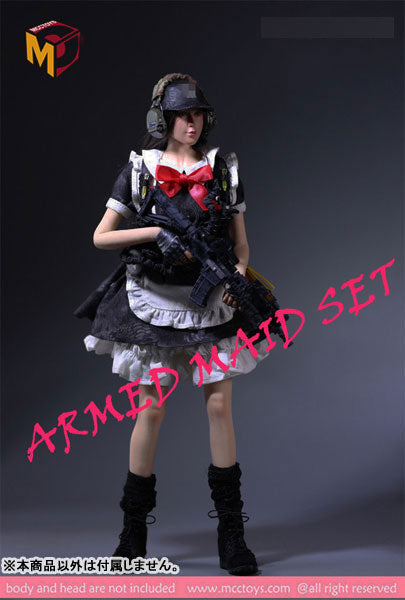 1/6 Female Outfit Armed Maid Set (DOLL ACCESSORY)　