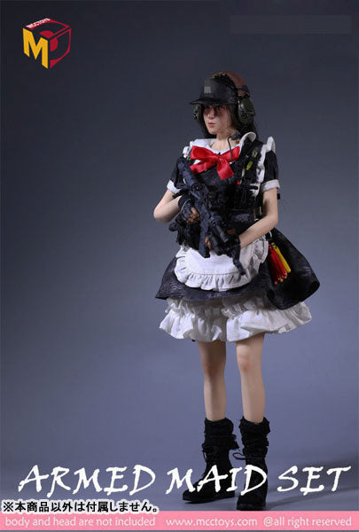 1/6 Female Outfit Armed Maid Set (DOLL ACCESSORY)　