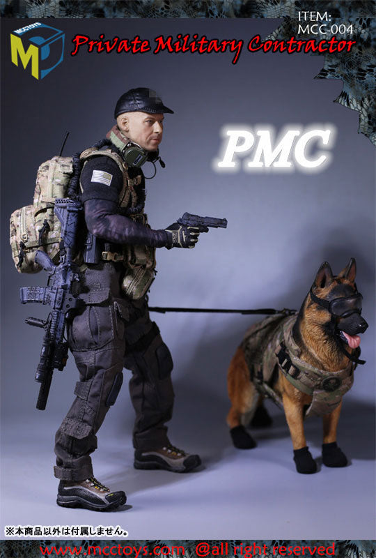 1/6 Male Outfit PMC & K9 German Shepherd Set (DOLL ACCESSORY)　