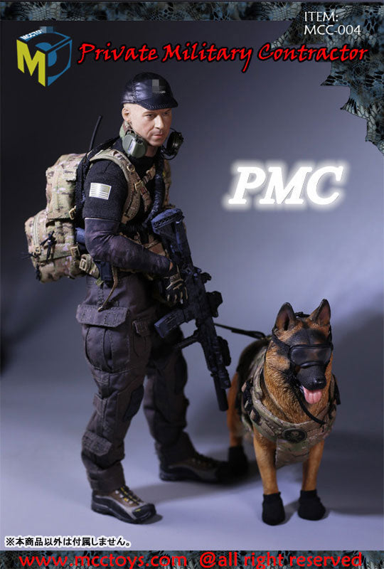 1/6 Male Outfit PMC & K9 German Shepherd Set (DOLL ACCESSORY)　