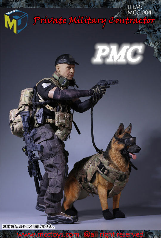 1/6 Male Outfit PMC & K9 German Shepherd Set (DOLL ACCESSORY)　