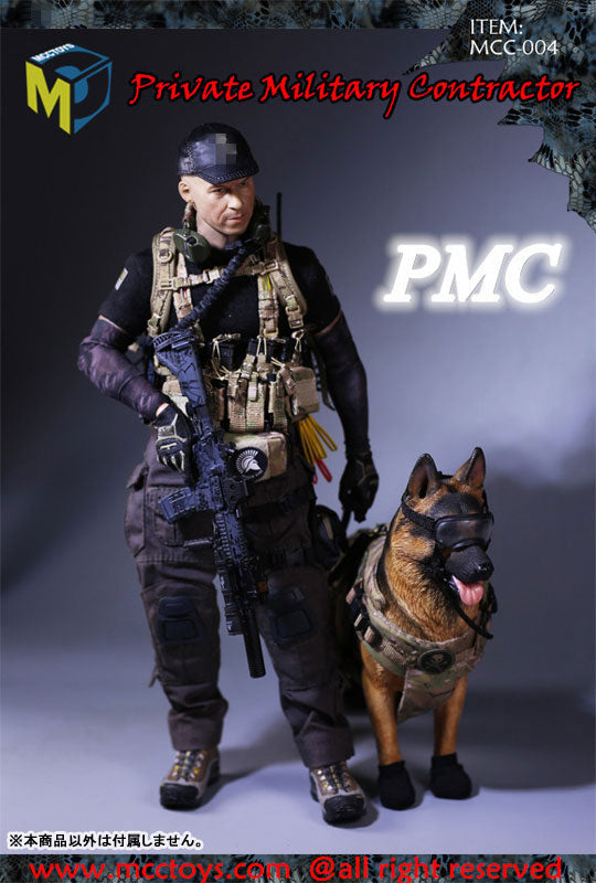 1/6 Male Outfit PMC & K9 German Shepherd Set (DOLL ACCESSORY)　