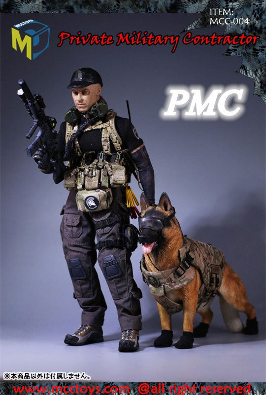 1/6 Male Outfit PMC & K9 German Shepherd Set (DOLL ACCESSORY)　