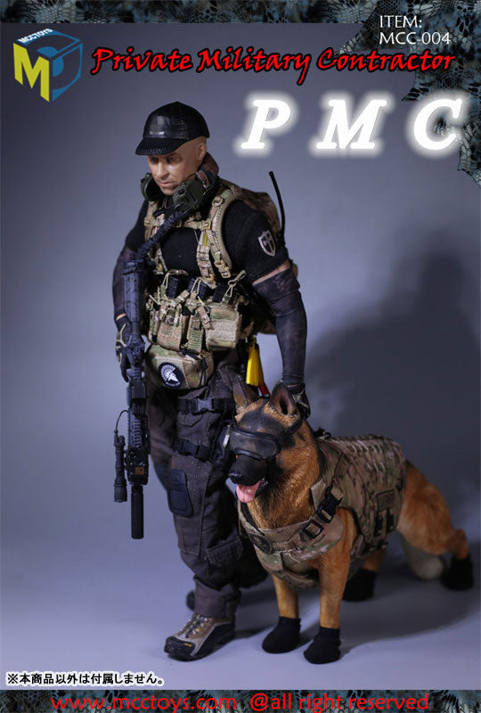 1/6 Male Outfit PMC & K9 German Shepherd Set (DOLL ACCESSORY)　