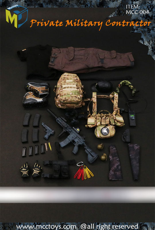 1/6 Male Outfit PMC & K9 German Shepherd Set (DOLL ACCESSORY)　