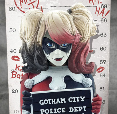 DC Comics - Mini Bust "Mugshot" #01 Harley Quinn (Red & Black Ver.)